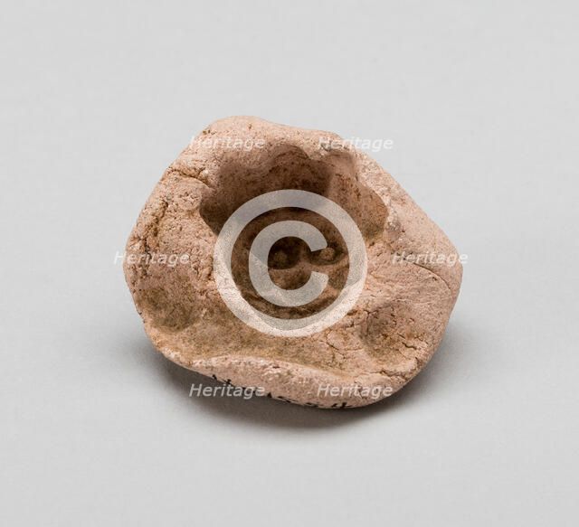 Mold for Face of Figurine, c. A.D. 100/600. Creator: Unknown.