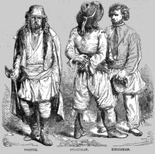 Moldavian Costumes; Daunbian Principalities 1854 1854. Creator: Unknown