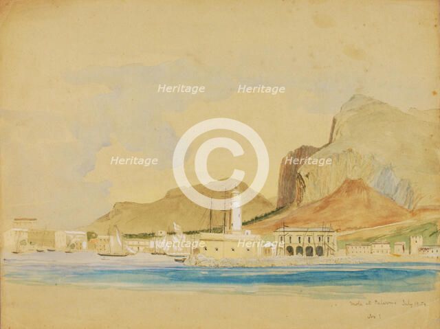 Moli at Palermo, 1854. Creator: Miner Kilbourne Kellogg.