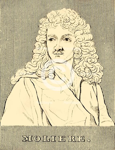 'Moliere', (1622-1673), 1830. Creator: Unknown.