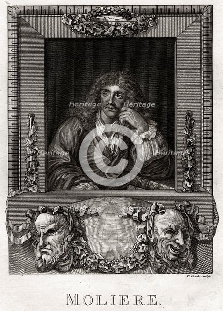 'Moliere', 1775. Artist: Thomas Cook