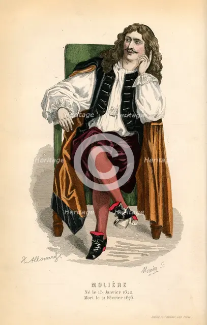 'Molière', 1868. Creator: Monnin.