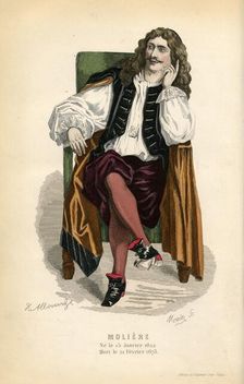 Molière 1868. Creator: Monnin
