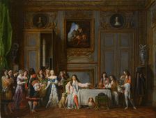 Molière Honored by Louis XIV, 1824. Creator: Garneray, Jean François (1755-1837)