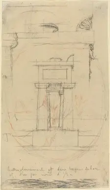 Moliere's Tomb, probably c. 1854. Creator: Charles Meryon