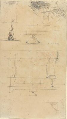 Moliere's Tomb, probably c. 1854. Creator: Charles Meryon