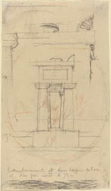 Moliere's Tomb, probably c. 1854. Creator: Charles Meryon