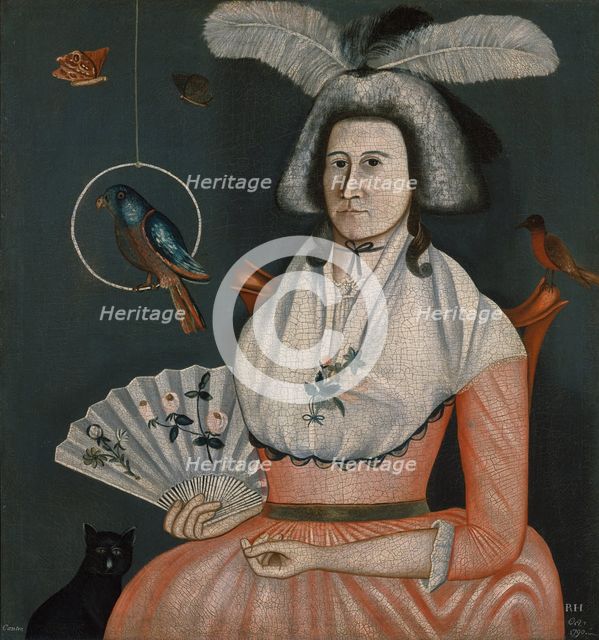 Molly Wales Fobes, 1790. Creator: Rufus Hathaway.