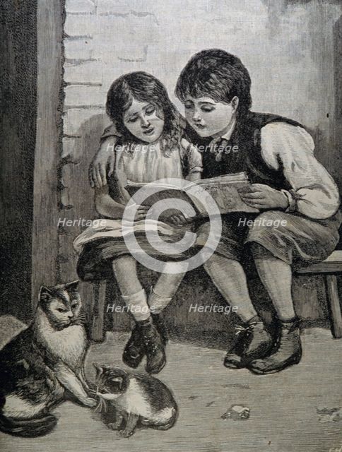 Mom's picture book. From Barnavannen 1892.
 Creator: Unknown.