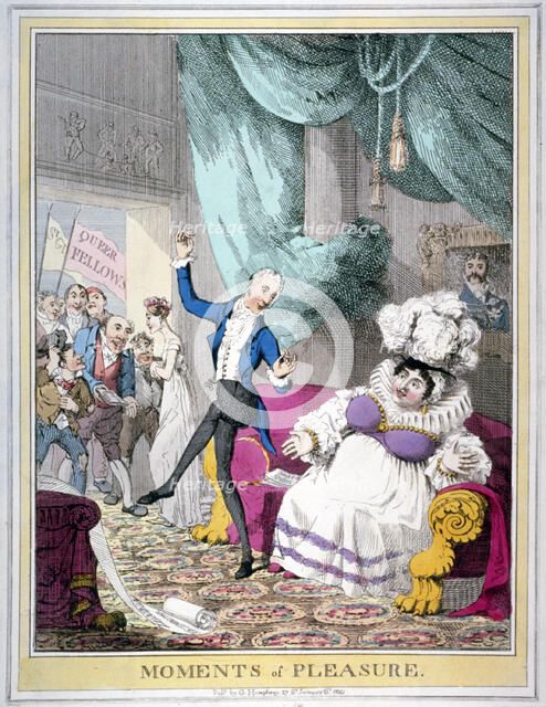 'Moments of pleasure', 1820. Artist: Anon
