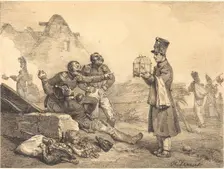 Mon Caporal, je n'ai pu avons que ça, 1823. Creator: Emile Jean-Horace Vernet