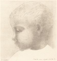 Mon Enfant (My Child), 1892. Creator: Odilon Redon