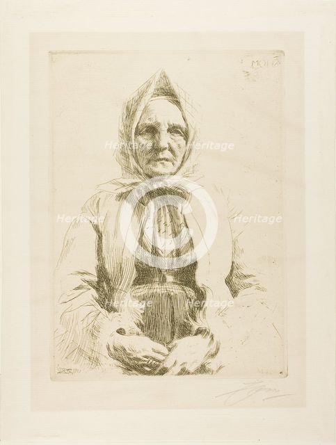 Mona, 1911. Creator: Anders Leonard Zorn.