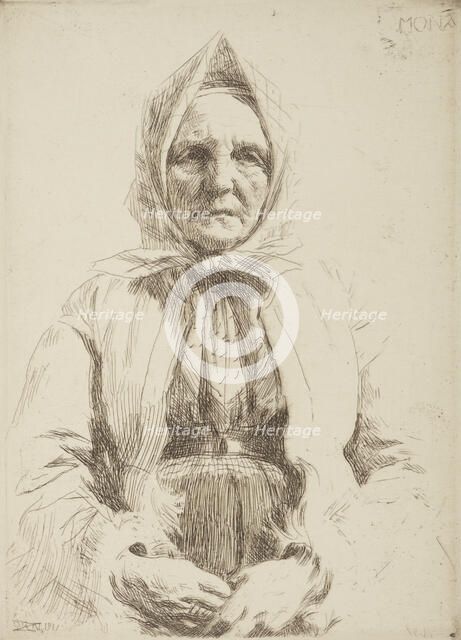 Mona, 1911. Creator: Anders Leonard Zorn.