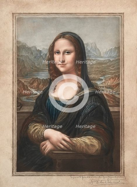 Mona Lisa, 19th-20th century. Creator: Samuel Arlent-Edwards (American, 1862-1938).