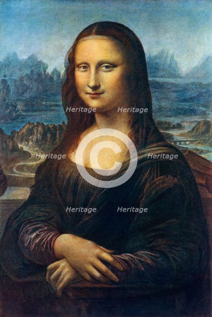 'Mona Lisa', c1505, (1912).Artist: Leonardo da Vinci