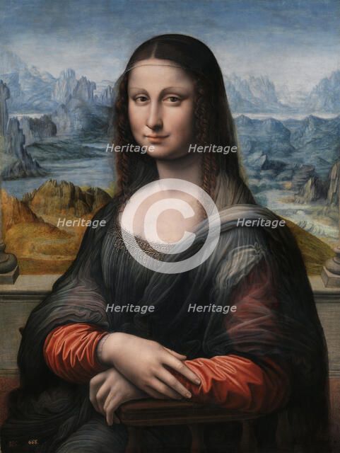 Mona Lisa (La Gioconda), 1503-1516. Artist: Leonardo da Vinci, (Circle of)  