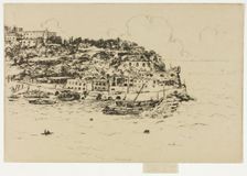Monaco from La Condamine, Monte Carlo, 1905-06. Creator: Theodore Roussel