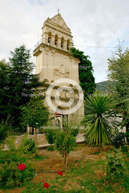 Monastery of Agios Gerasimos, Kefalonia, Greece.