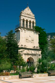 Monastery of Agios Gerasimos, Kefalonia, Greece. Creator: Peter Thompson