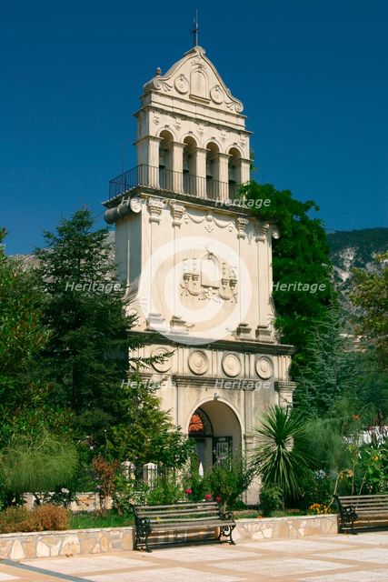 Monastery of Agios Gerasimos, Kefalonia, Greece. Creator: Peter Thompson.