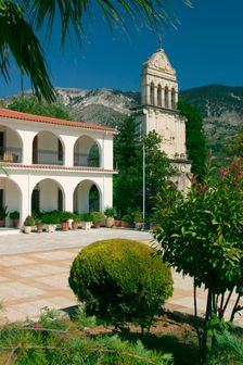 Monastery of Agios Gerasimos, Kefalonia, Greece. Creator: Peter Thompson