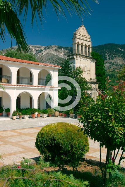 Monastery of Agios Gerasimos, Kefalonia, Greece. Creator: Peter Thompson.