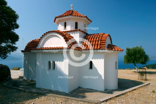 Monastery of Agrilion Church, Kefalonia, Greece. Creator: Peter Thompson.