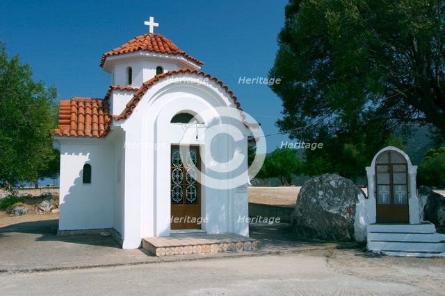 Monastery of Agrilion Church, Kefalonia, Greece. Creator: Peter Thompson.