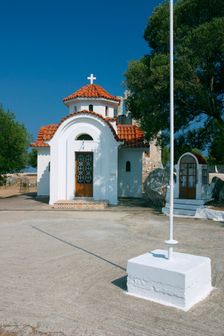 Monastery of Agrilion Church, Kefalonia, Greece. Creator: Peter Thompson