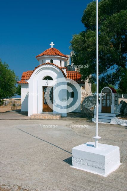 Monastery of Agrilion Church, Kefalonia, Greece. Creator: Peter Thompson.