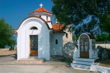 Monastery of Agrilion Church, Kefalonia, Greece. Creator: Peter Thompson