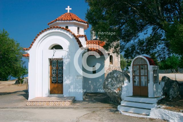 Monastery of Agrilion Church, Kefalonia, Greece. Creator: Peter Thompson.