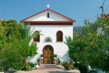 Monastery of Agrilion, Kefalonia, Greece. Creator: Peter Thompson