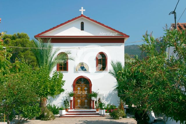 Monastery of Agrilion, Kefalonia, Greece. Creator: Peter Thompson.