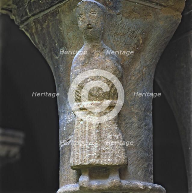 Monastery of Bellpuig les Avellanes. Founded in 1166 by Ermengol VII of Urgell. Capitel of the cl…