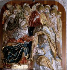 Monastery of las Huelgas. Imposition of the Chasuble of Saint Ildefonso by Juan de Ancheta