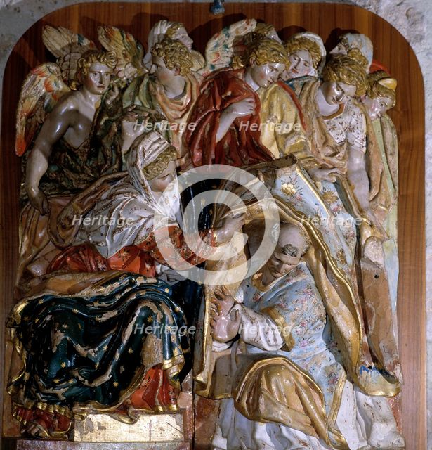Monastery of las Huelgas. 'Imposition of the Chasuble of Saint Ildefonso', by Juan de Ancheta.