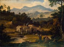 Monastery of San Francesco di Civitella in the Sabine Mountains, 1812. Creator: Joseph Anton Koch