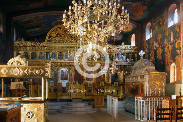 Monastery church of Agios Gerasimos, Kefalonia, Greece.
