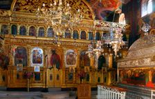 Monastery church of Agios Gerasimos, Kefalonia, Greece. Creator: Peter Thompson