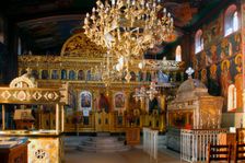 Monastery church of Agios Gerasimos, Kefalonia, Greece. Creator: Peter Thompson