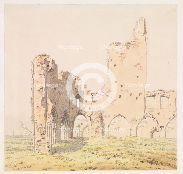 Monastery ruin Eldena near Greifswald , 1814. Creator: Friedrich, Caspar David (1774-1840).