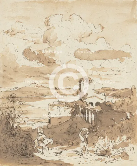 Monastery Ruins, 1872-1885. Creator: Jan Novopacky.