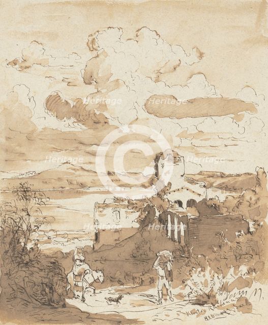 Monastery Ruins, 1872-1885. Creator: Jan Novopacky.
