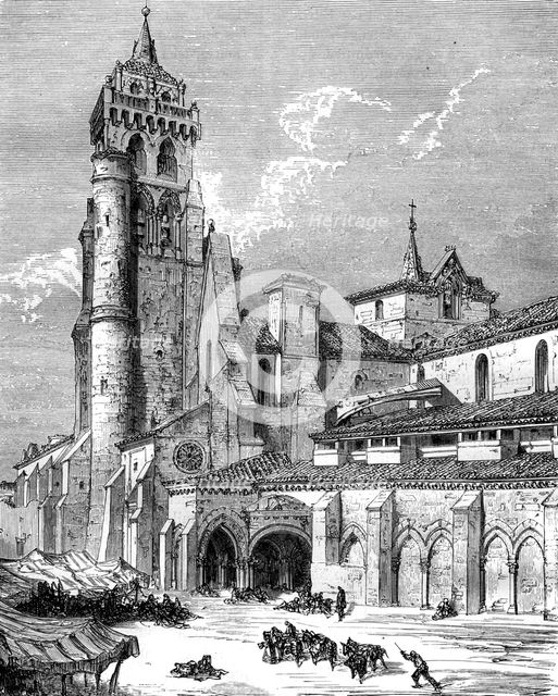 Monasterio de las Huelgas, Burgos, Spain, 19th century. Artist: Gustave Doré