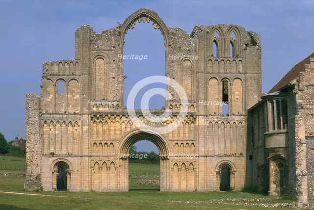 Monastic church, Castle Acre Priory, Norfolk, 1997. Artist: J Bailey