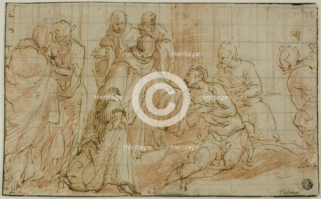 Monastic Healing, n.d. Creator: Pietro Malombra.
