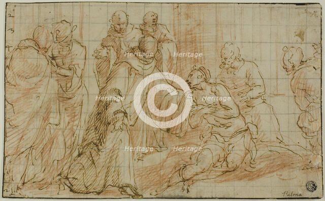 Monastic Healing, n.d. Creator: Pietro Malombra.