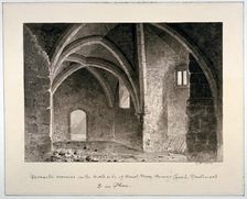 Monastic remains on the north side of St Mary Overy's church, Southwark, London, 1835. Artist: G Buckler